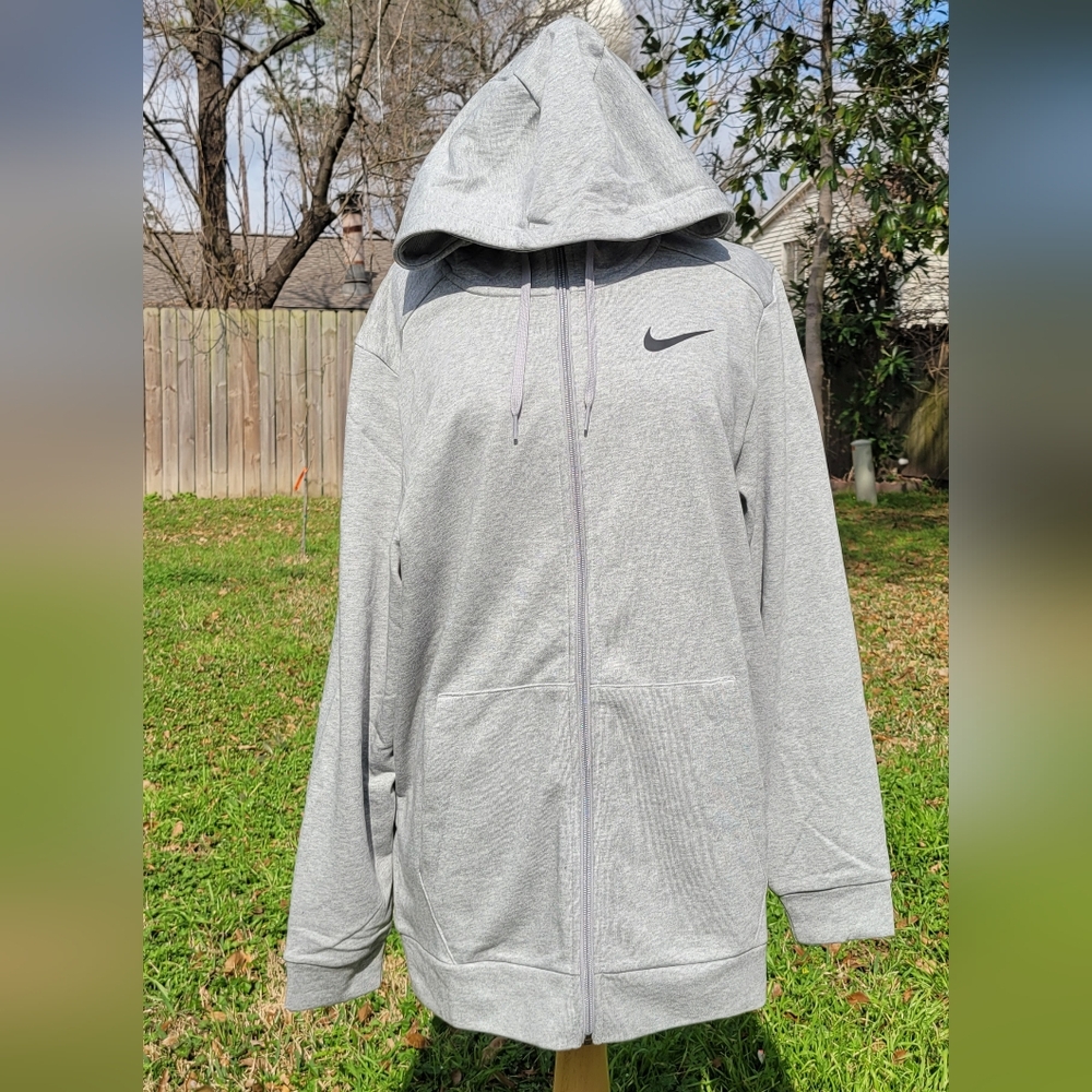 Nike Gray Full-Zip Hoodie